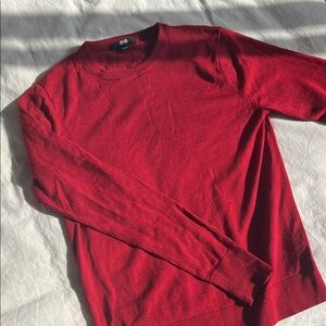 Woman’s Red Sweater
